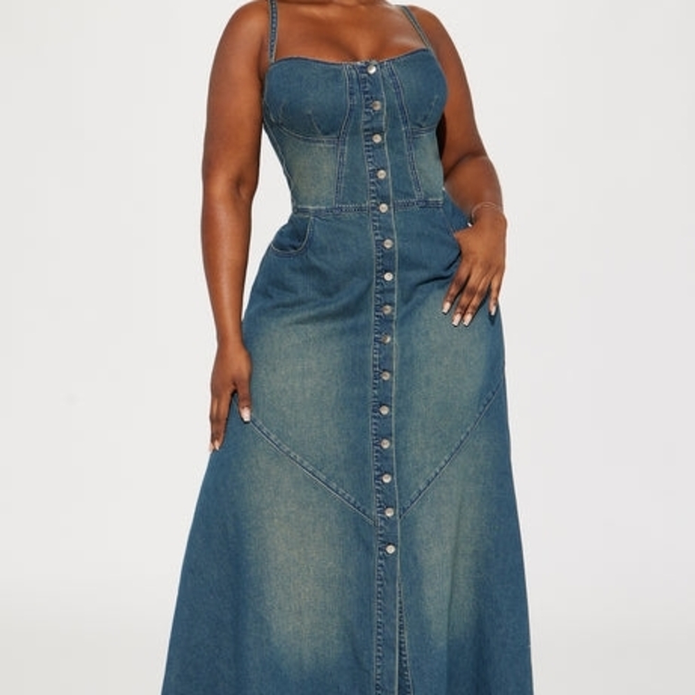 Women's Blue Denim Dress